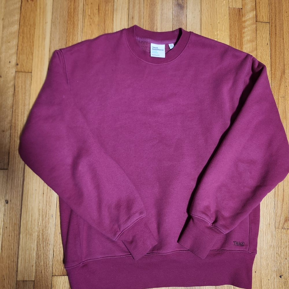 TNA Men's Rich Maroon Crewneck Sweater
